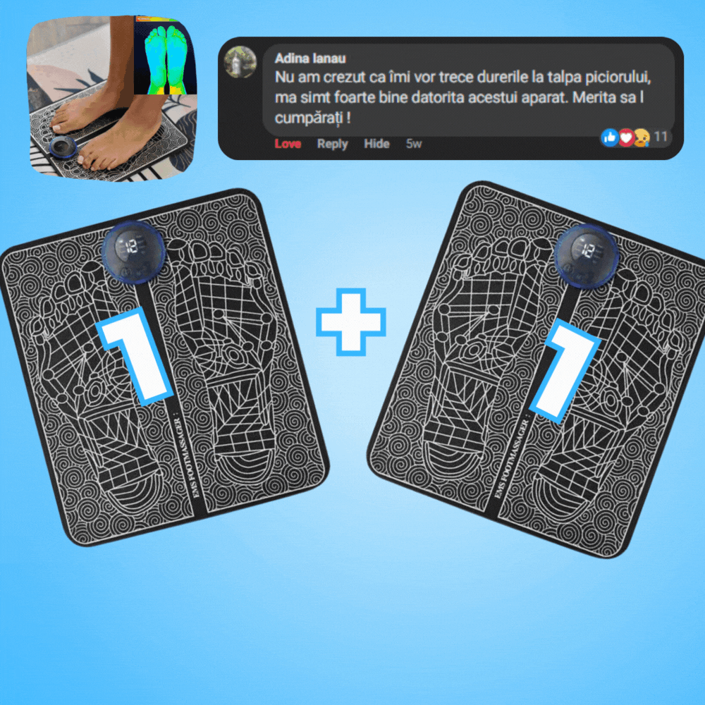 Placa cu Masaj Magnetic - Delfino®