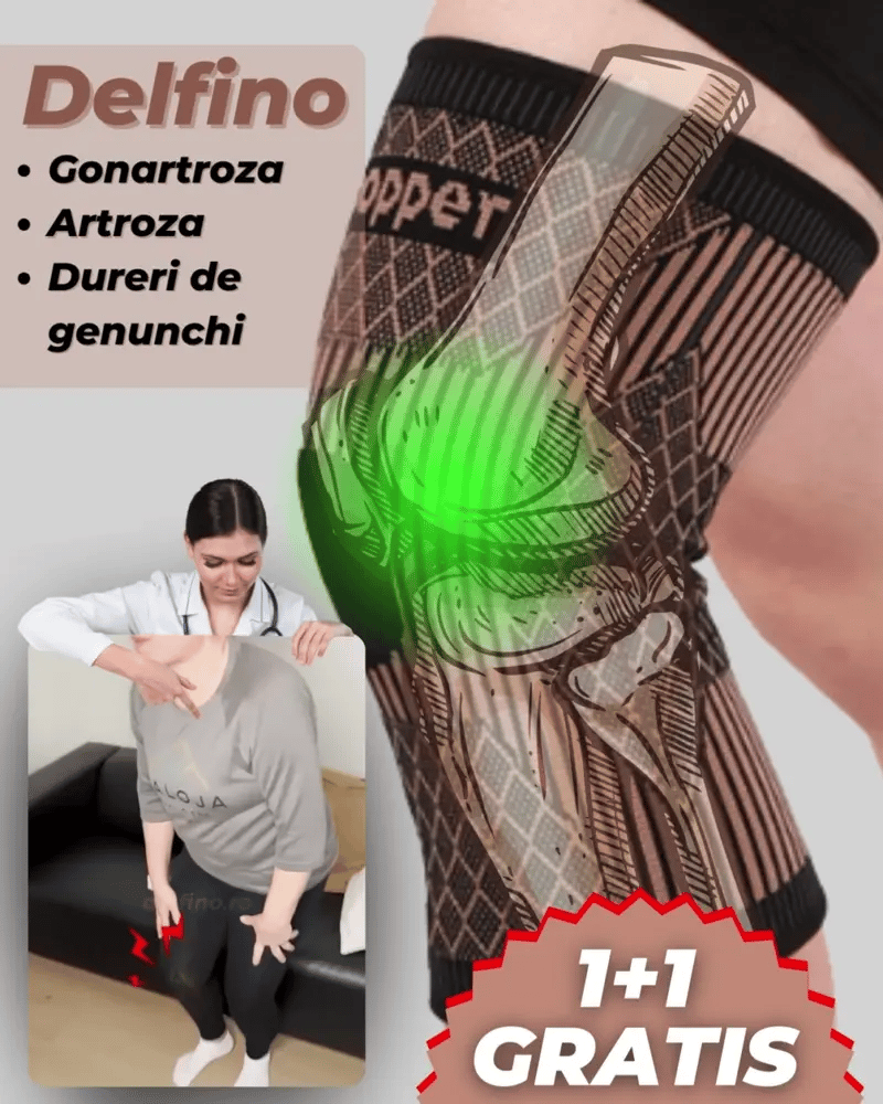 Genunchiera Cu Fir De Cupru Delfno®