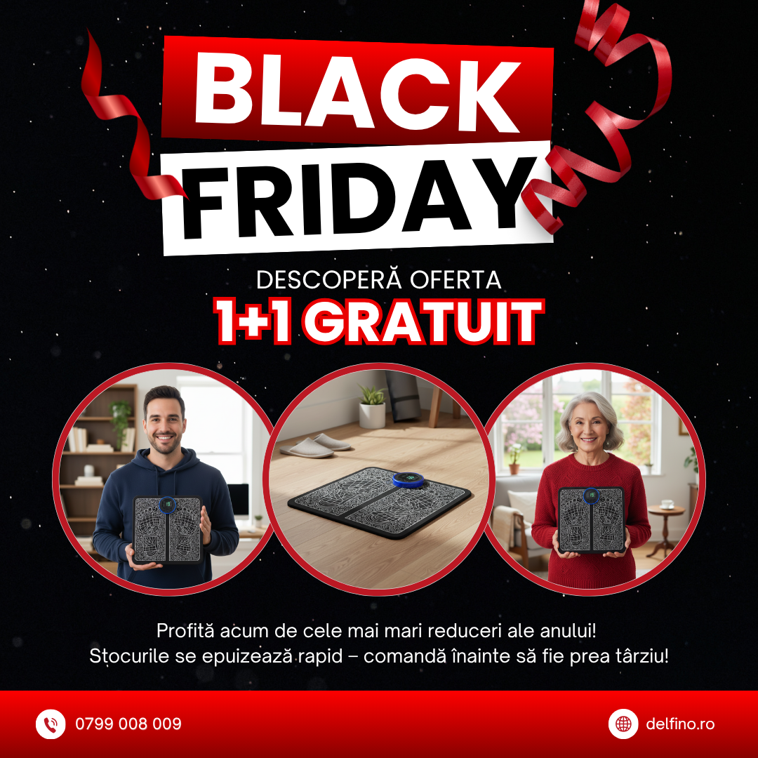 Placa cu Masaj Magnetic - Delfino®