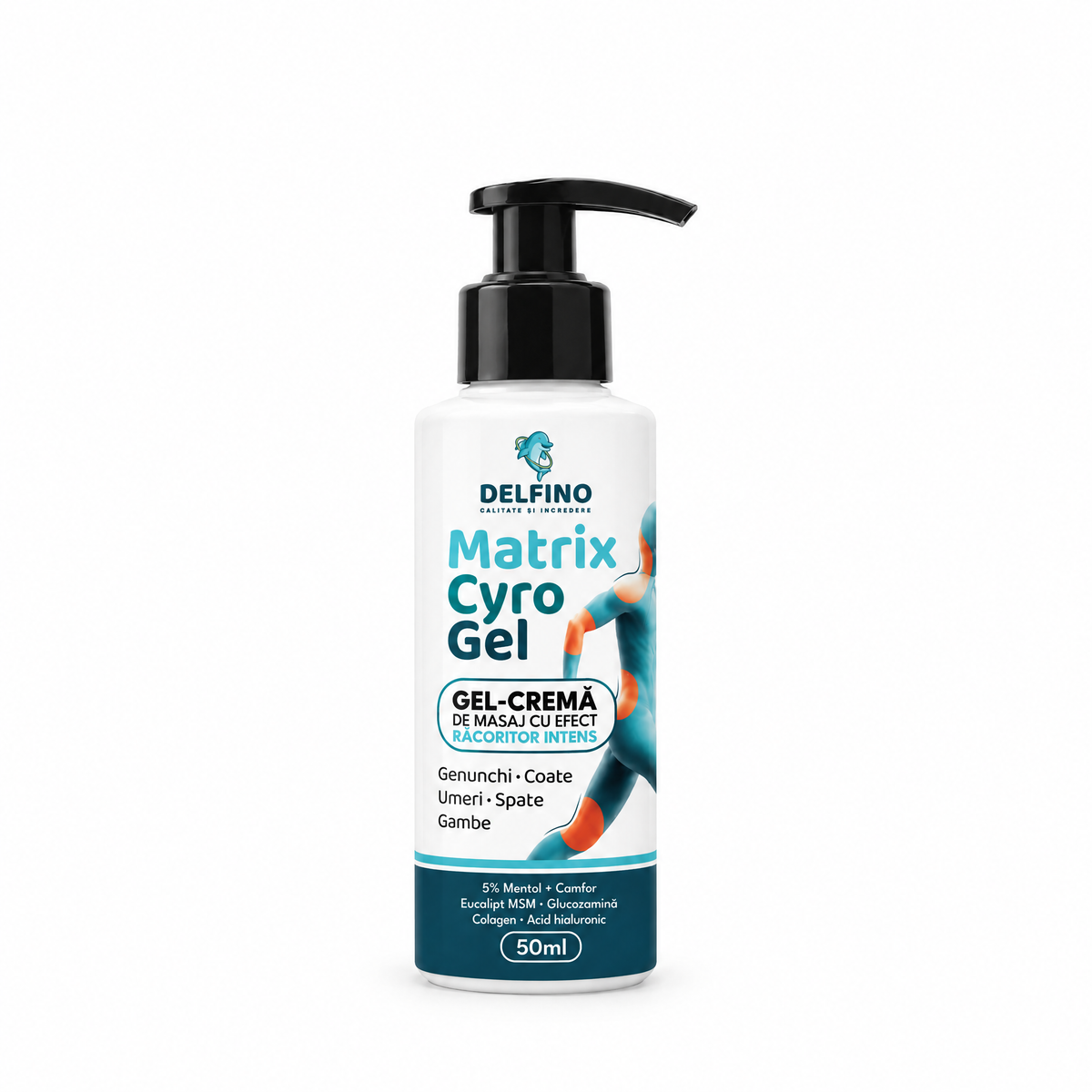 Matrix Cryo Gel -cremă de masaj cu efect răcoritor intens 50ml