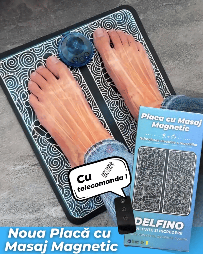 Placă cu Masaj Magentic Deflino®️ - Cu Telecomanda