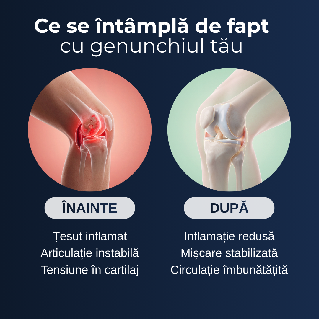 Gonartron de masaj pentru genunchi - Delfino®
