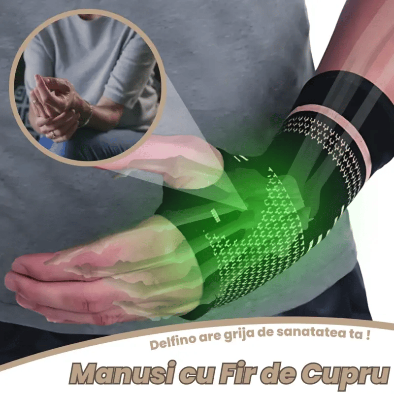 Manusi cu Fir de Cupru - Delfino