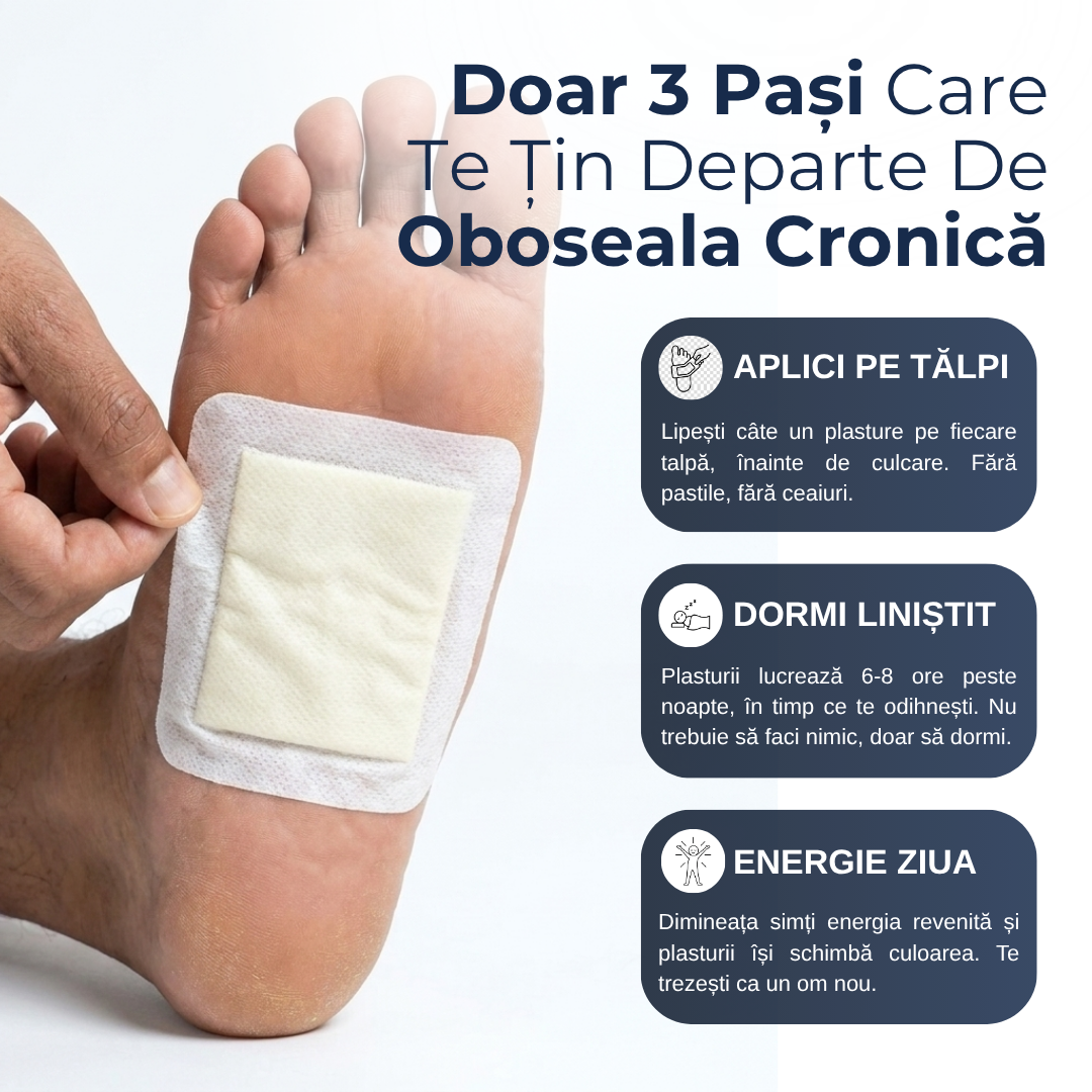 Plasturi Terapeutici de Detoxifiere Defino - 20 bucati