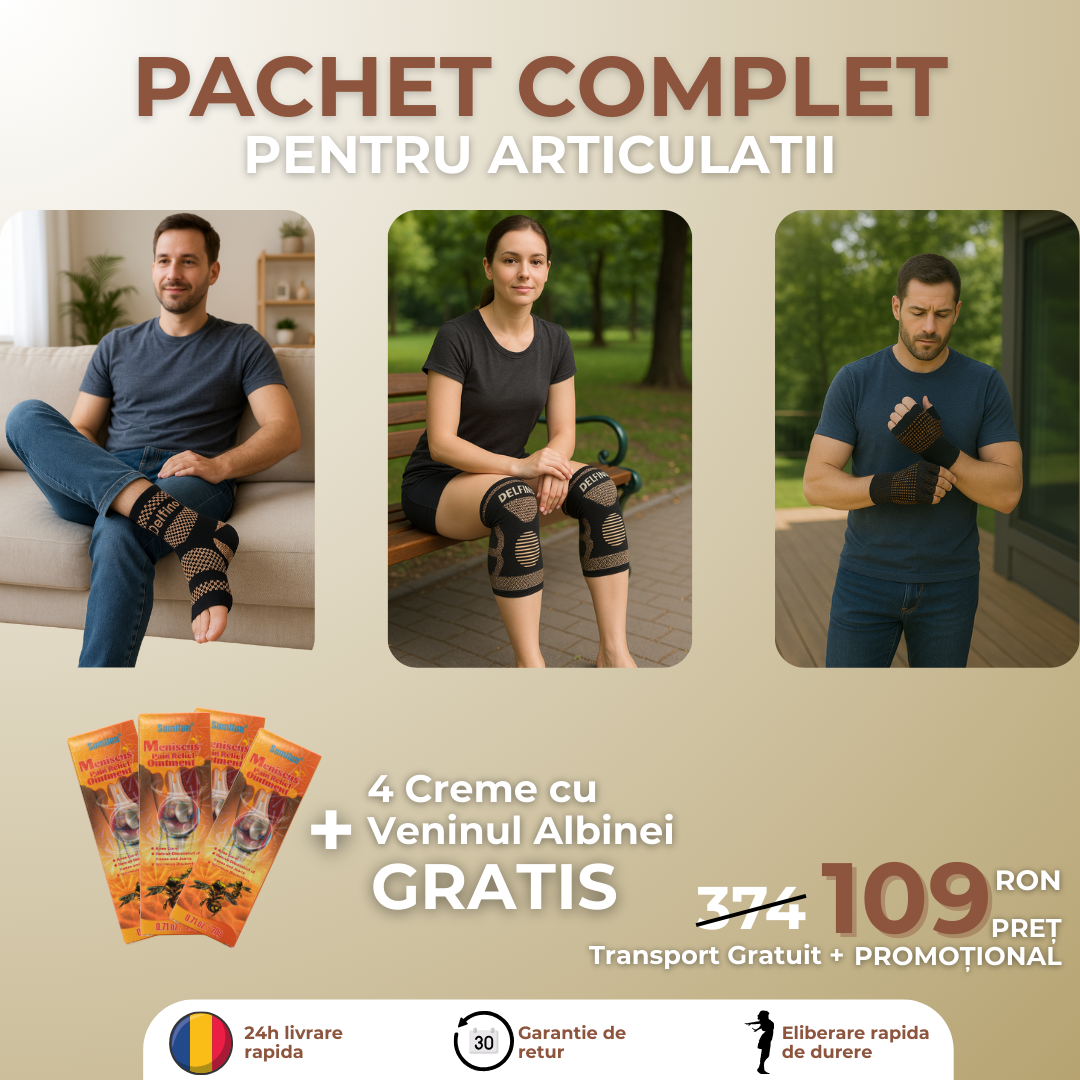 Pachet Cupru + 4 Creme cu Venin de Albine