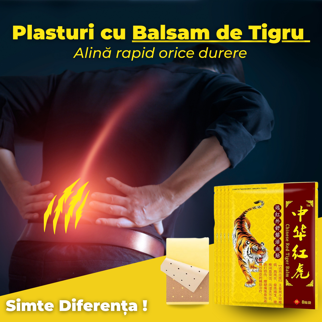 Plasturi cu Balsam de Tigru Delfino
