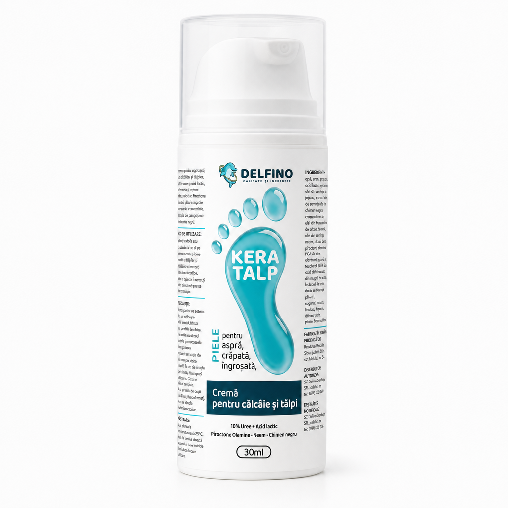 KeraTalp – Cremă Keratolitică pentru Picioare cu Uree 10% și Acid Lactic